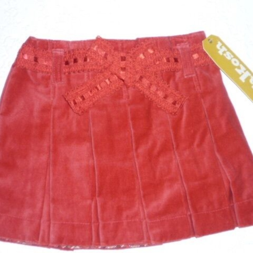 Girl's Holiday Oshkosh Plaid Wrap Around Skirt